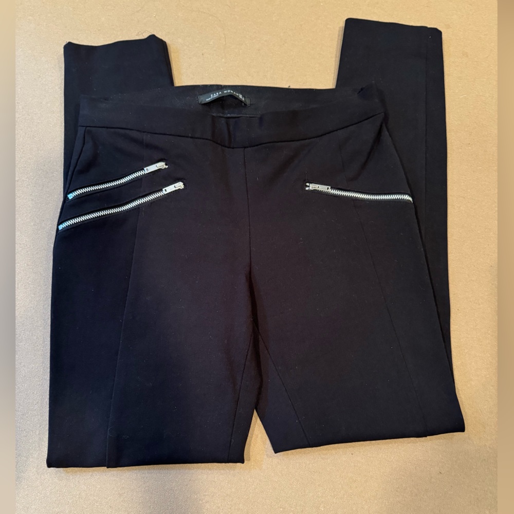 Zara Woman Black Skinny Pants - Size Small